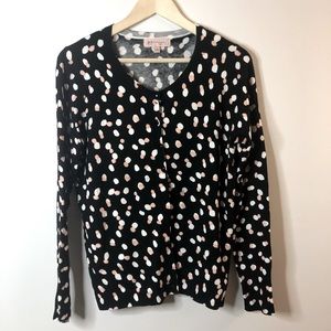 Philosophy Republic Clothing Polka Dot Cardigan L